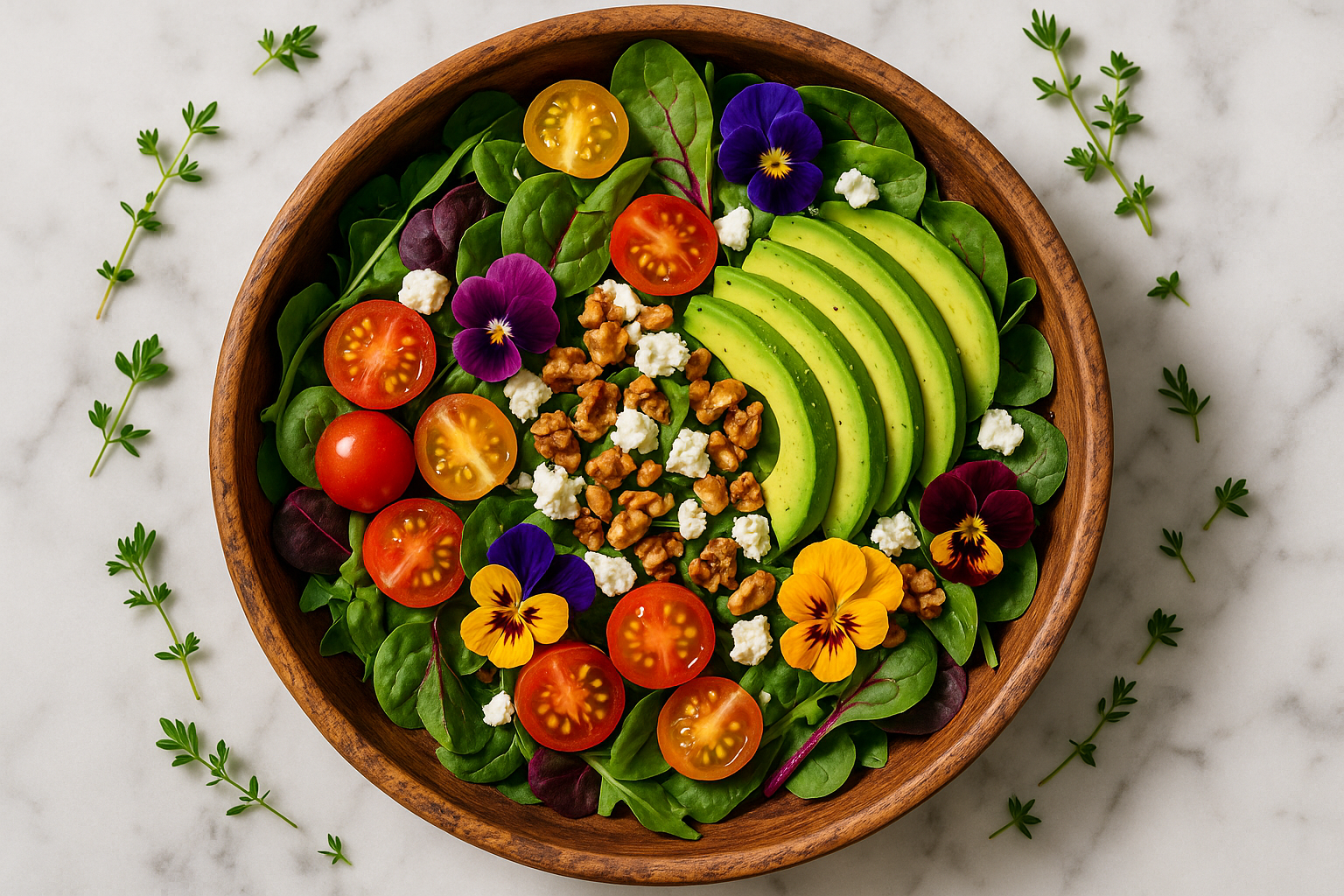 beautiful salad