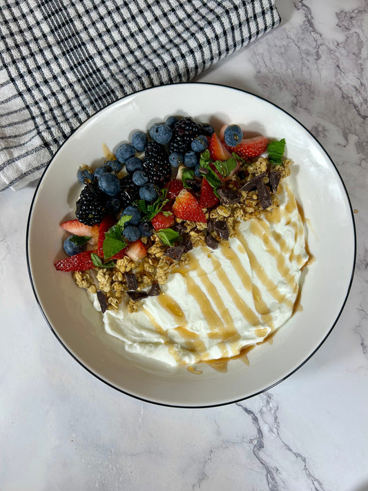 Hot Honey Greek Yogurt Bowl