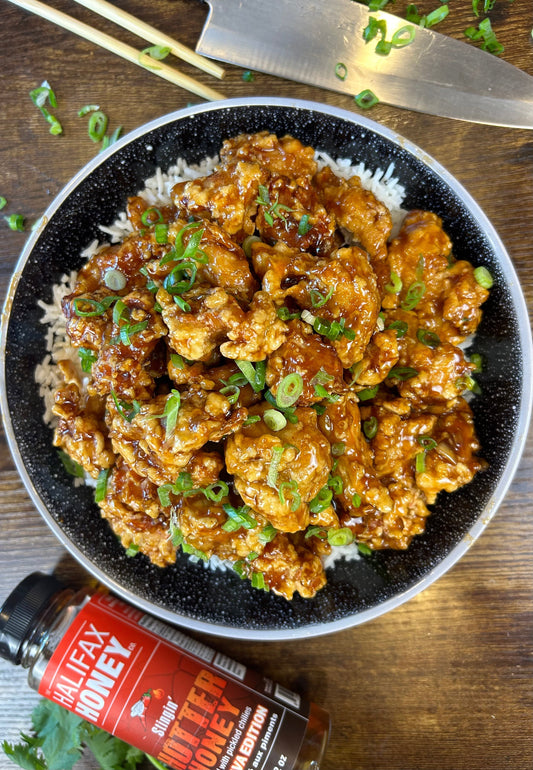 Hot Honey General Tso Chicken