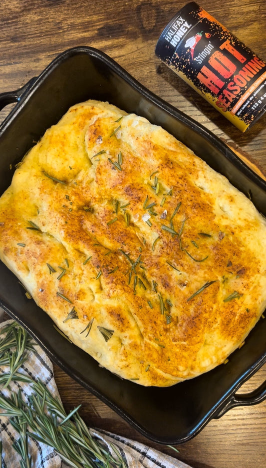 Hot Honey Focaccia Bread