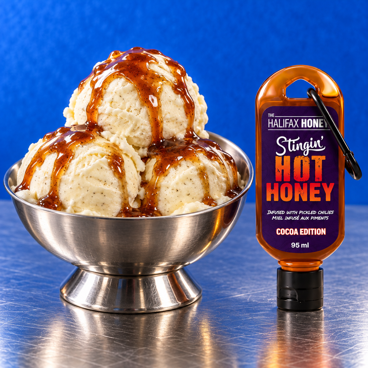 Stingin' Hot Honey Cocoa Keychain
