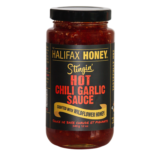 Stingin' Hot Chili Garlic Sauce with Wildflower Honey
